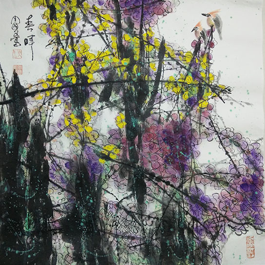 《春晖》68X68